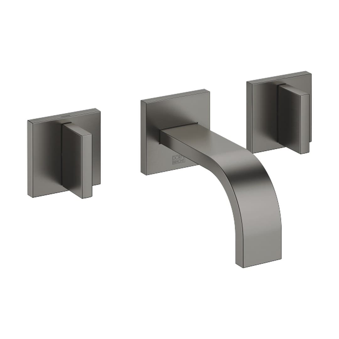 Dornbracht MEM – Μπαταρία Νιπτήρα Τοίχου – Wall-mounted basin mixer without pop-up waste – Brushed Dark Platinum (36702782-99)
