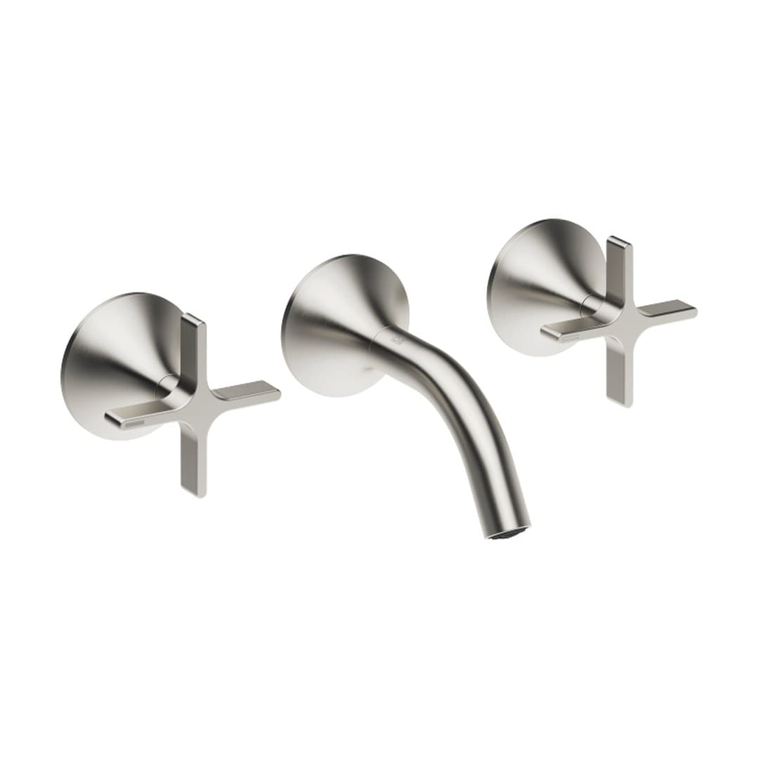 Dornbracht VAIA – Μπαταρία Νιπτήρα Τοίχου – Wall-mounted basin mixer without pop-up waste – Brushed Platinum (36702809-06)