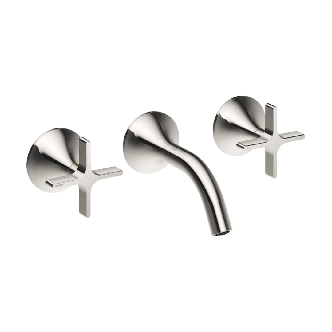 Dornbracht VAIA – Μπαταρία Νιπτήρα Τοίχου – Wall-mounted basin mixer without pop-up waste – Platinum (36702809-08)