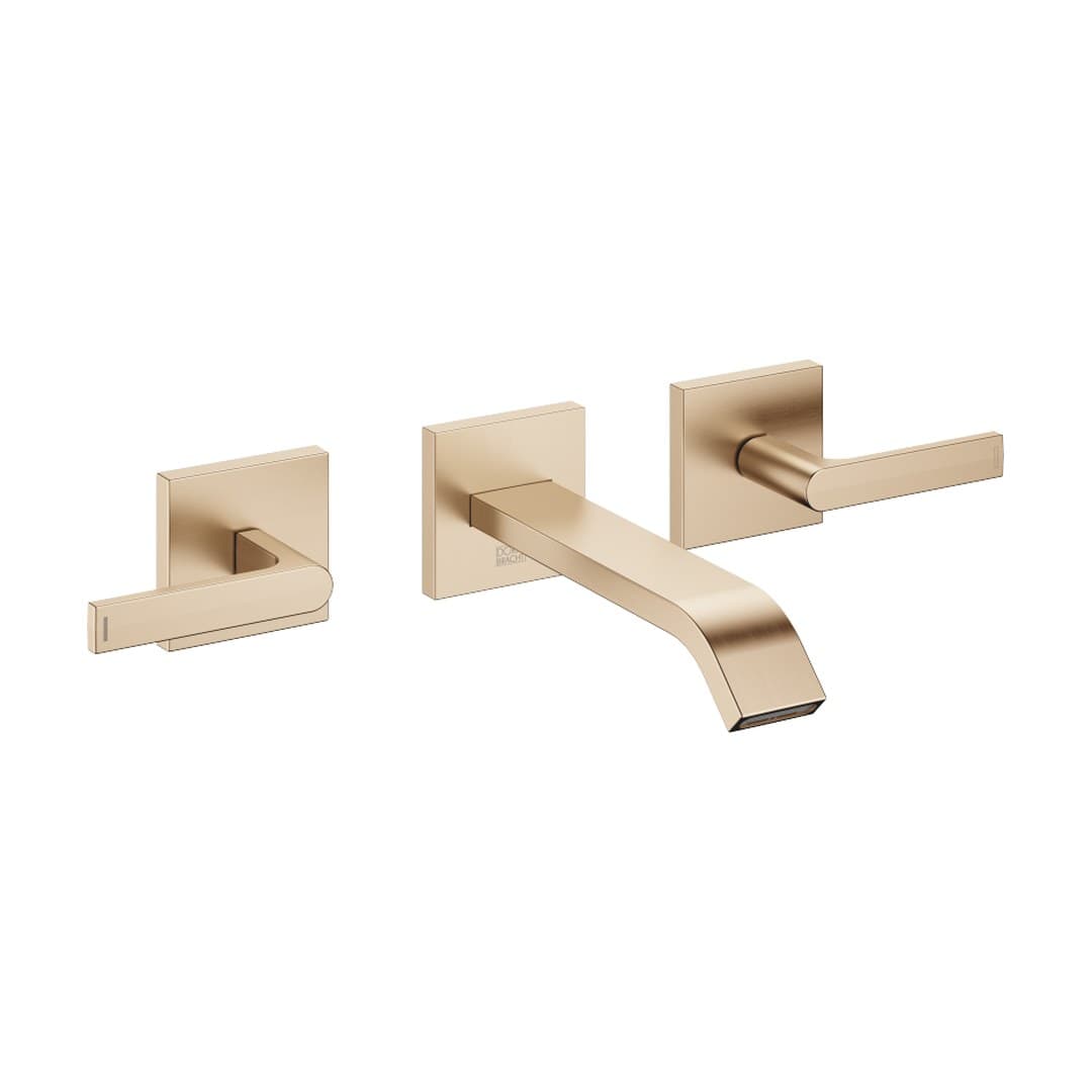 Dornbracht IMO – Μπαταρία Νιπτήρα Τοίχου – Wall-mounted basin mixer without pop-up waste – Brushed Light Gold (PVD) (36707671-27)