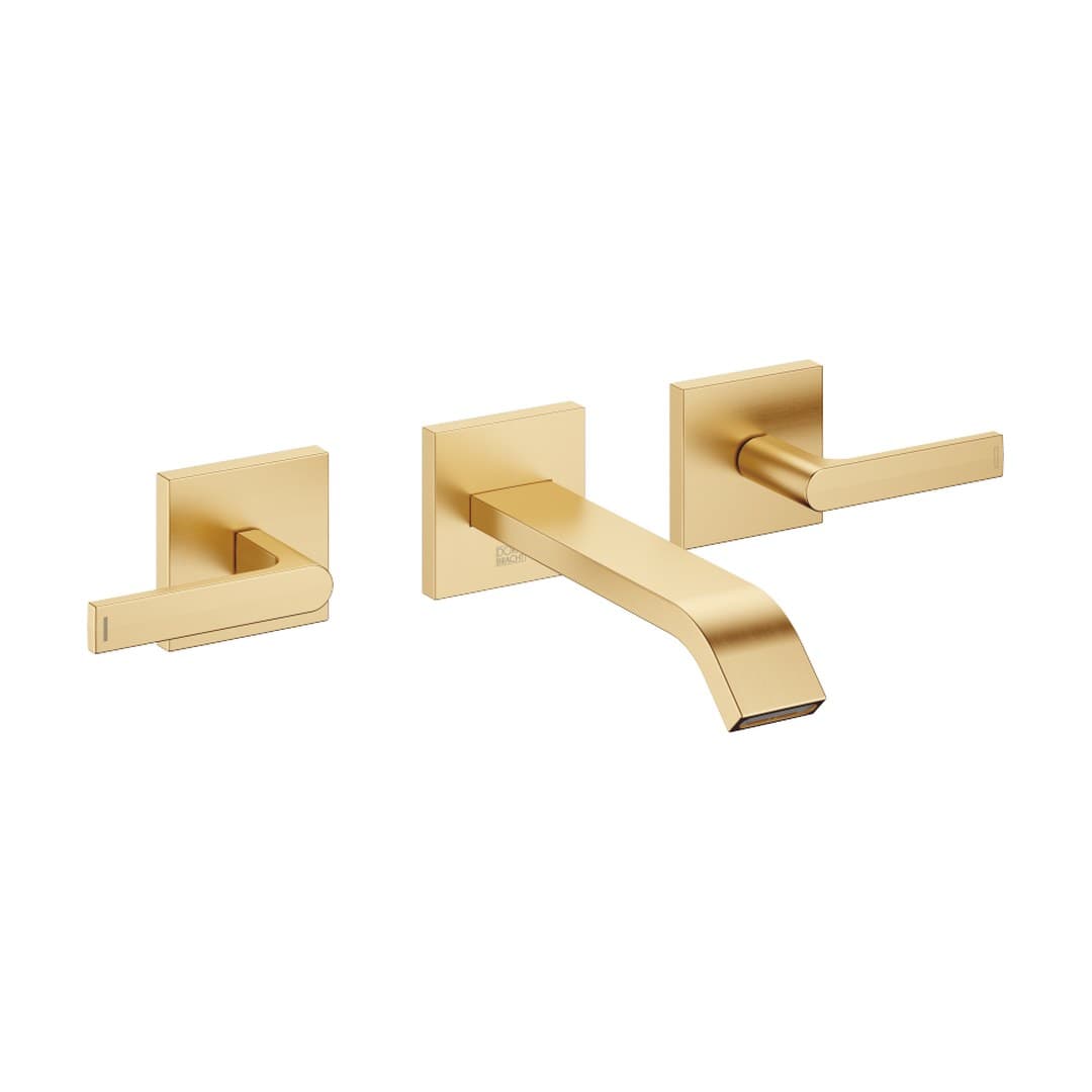 Dornbracht IMO – Μπαταρία Νιπτήρα Τοίχου – Wall-mounted basin mixer without pop-up waste – Brushed Gold (PVD) (36707671-37)