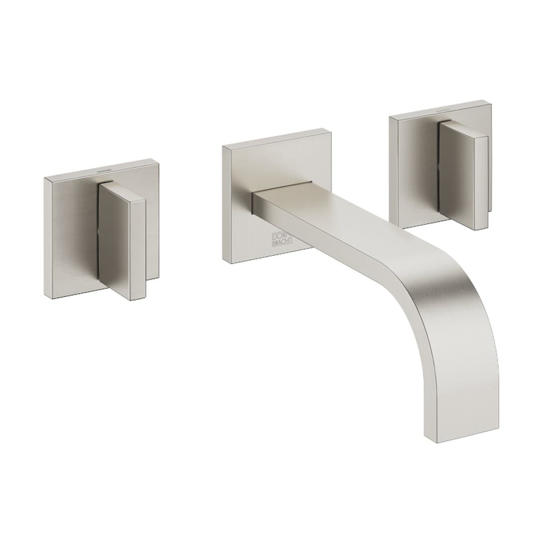 Dornbracht MEM – Μπαταρία Νιπτήρα Τοίχου – Wall-mounted basin mixer without pop-up waste – Brushed Platinum (36707782-06)