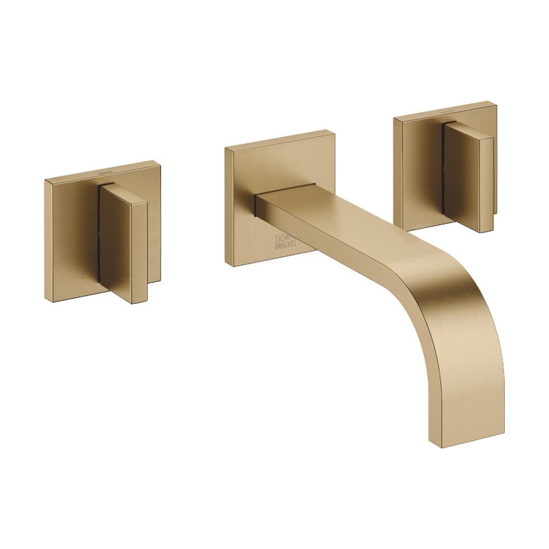 Dornbracht MEM – Μπαταρία Νιπτήρα Τοίχου – Wall-mounted basin mixer without pop-up waste – Brushed Dark Brass (PVD) (36707782-39)