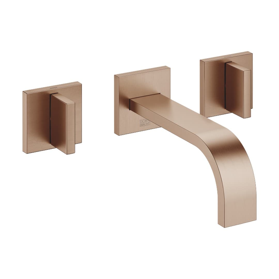 Dornbracht MEM – Μπαταρία Νιπτήρα Τοίχου – Wall-mounted basin mixer without pop-up waste – Brushed Bronze (PVD) (36707782-42)