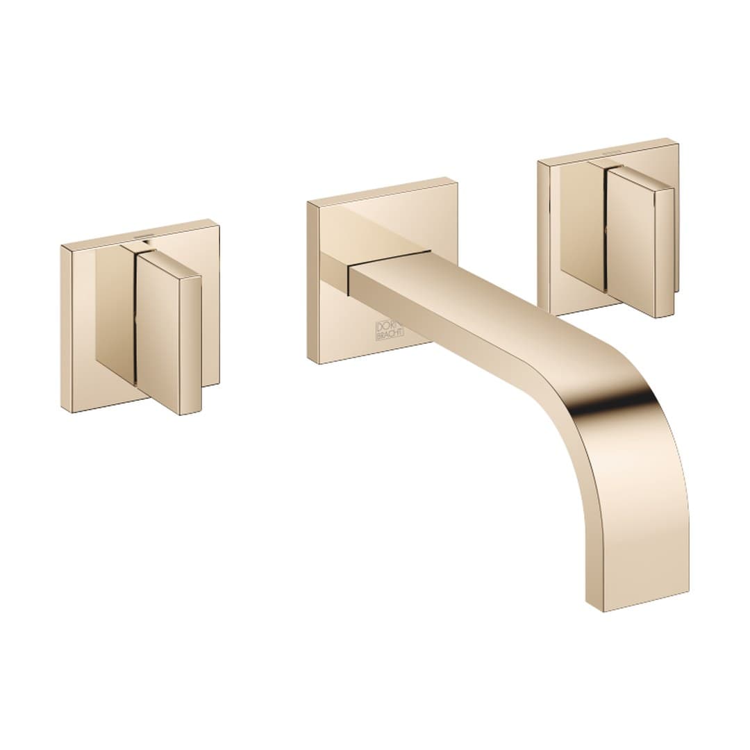 Dornbracht MEM – Μπαταρία Νιπτήρα Τοίχου – Wall-mounted basin mixer without pop-up waste – Champagne (22kt Gold) (36707782-47)