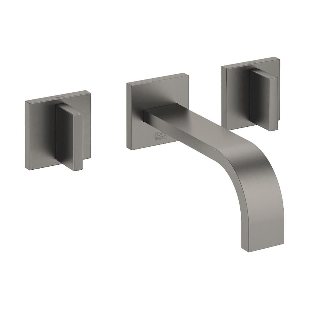 Dornbracht MEM – Μπαταρία Νιπτήρα Τοίχου – Wall-mounted basin mixer without pop-up waste – Brushed Dark Platinum (36707782-99)