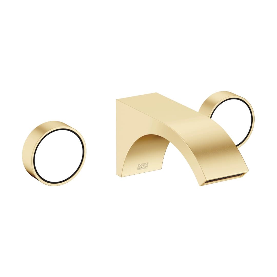 Dornbracht CYO – Μπαταρία Νιπτήρα Τοίχου – Wall-mounted basin mixer without pop-up waste – Brushed Durabrass (23kt Gold) (36707811-28)