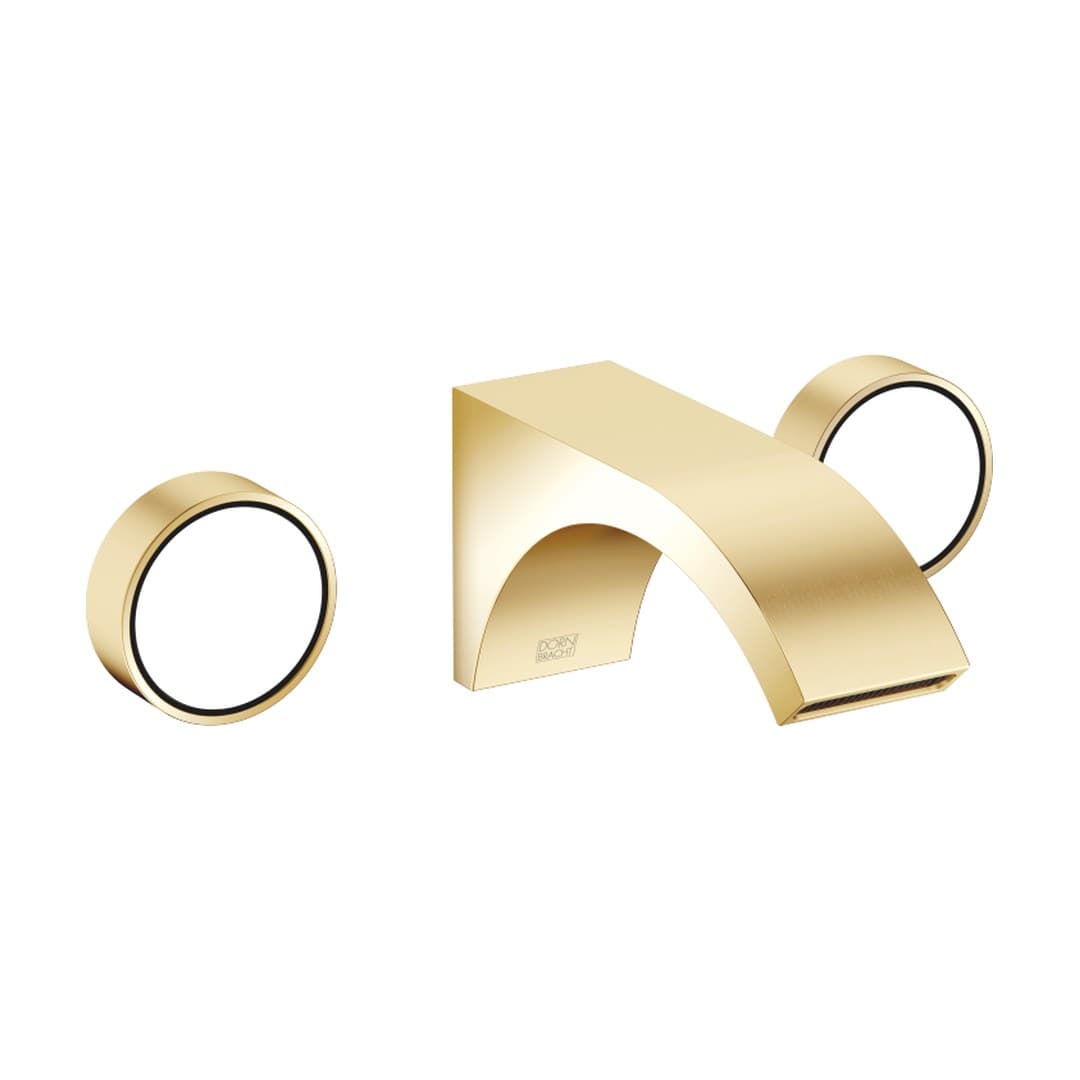 Dornbracht CYO – Μπαταρία Νιπτήρα Τοίχου – Wall-mounted basin mixer without pop-up waste – Durabrass / Brushed Durabrass (23kt Gold) (36707811-38)