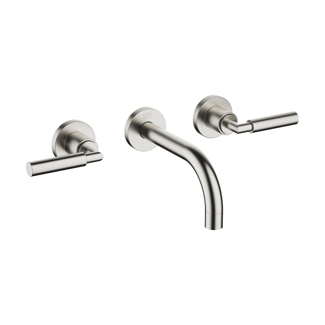 Dornbracht Tara – Μπαταρία Νιπτήρα Τοίχου – Wall-mounted basin mixer without pop-up waste – Brushed Platinum (36707882-06)
