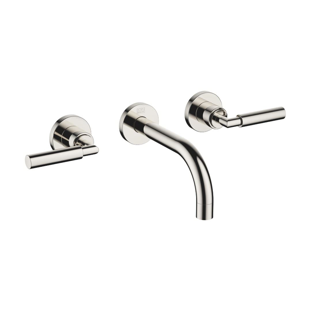 Dornbracht Tara – Μπαταρία Νιπτήρα Τοίχου – Wall-mounted basin mixer without pop-up waste – Platinum (36707882-08)