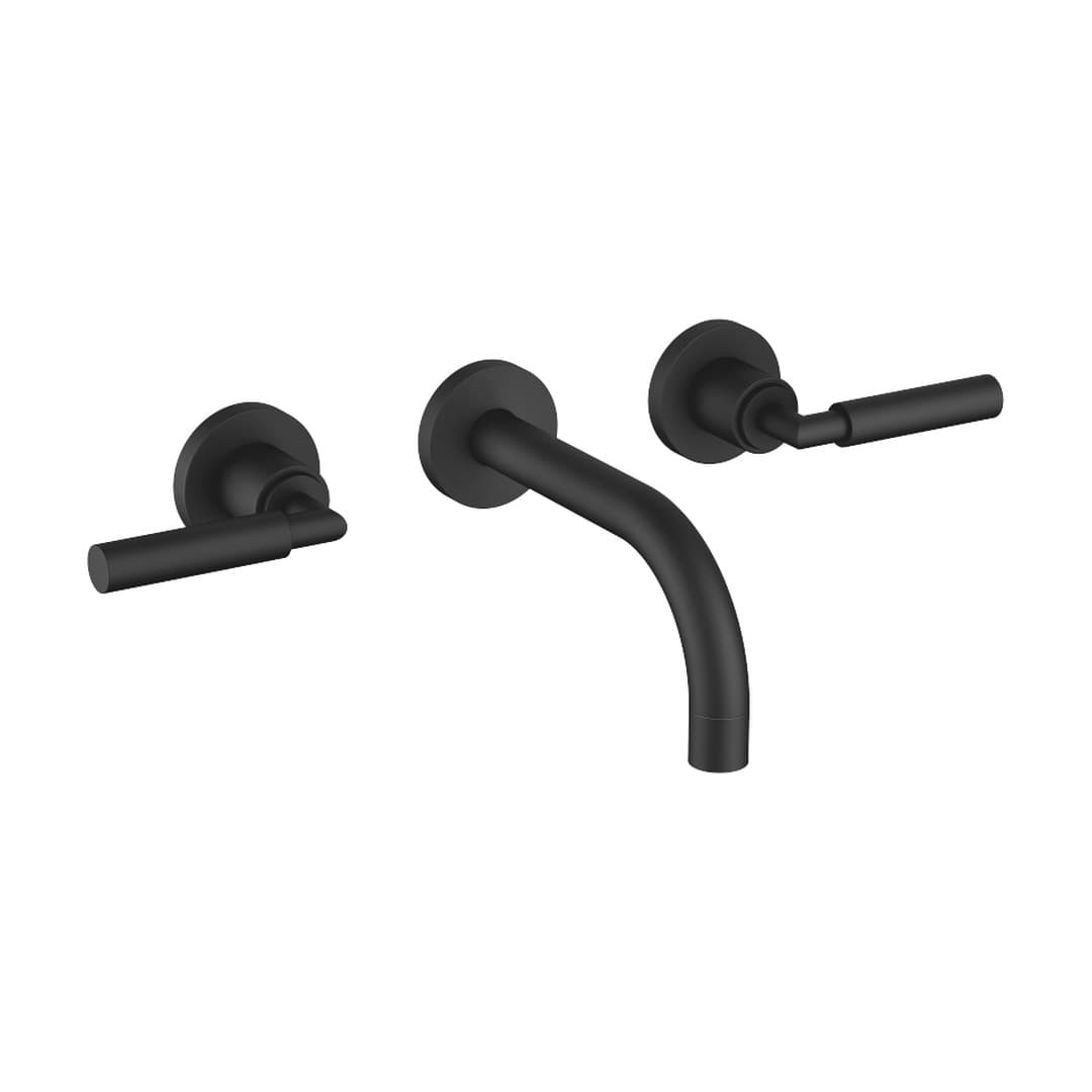 Dornbracht Tara – Μπαταρία Νιπτήρα Τοίχου – Wall-mounted basin mixer without pop-up waste – Matte Black (36707882-33)