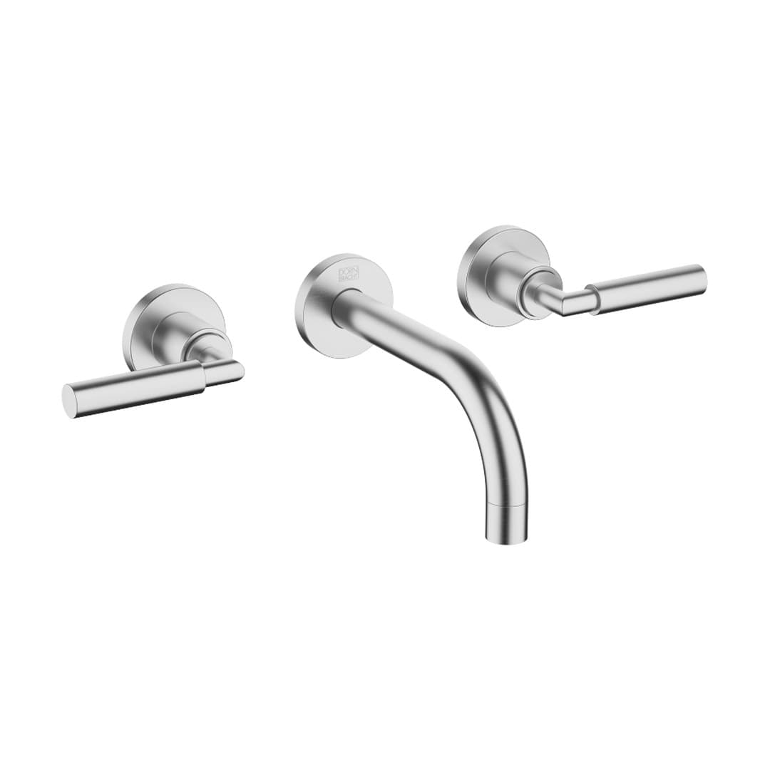 Dornbracht Tara – Μπαταρία Νιπτήρα Τοίχου – Wall-mounted basin mixer without pop-up waste – Brushed Chrome (36707882-93)