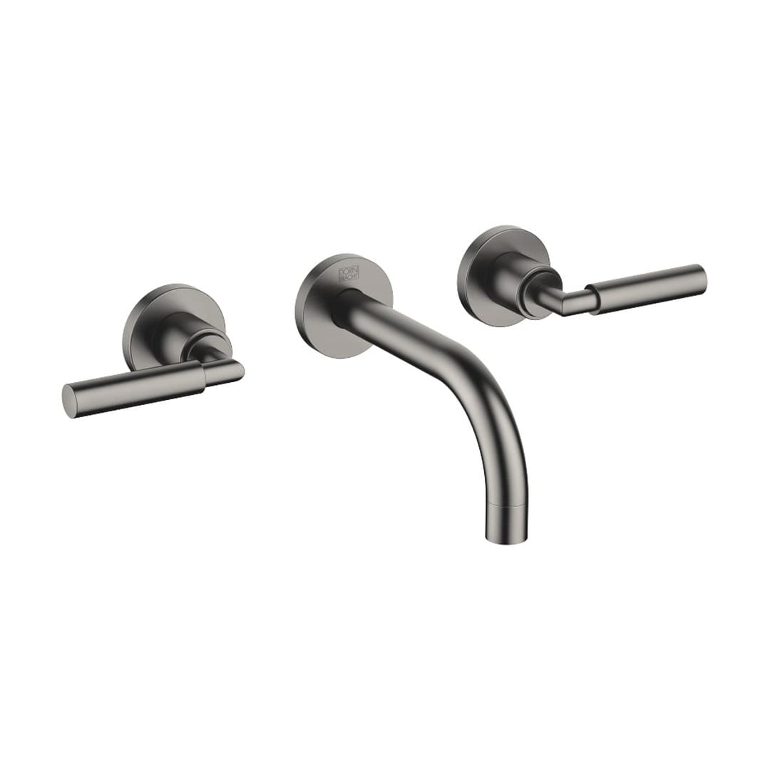 Dornbracht Tara – Μπαταρία Νιπτήρα Τοίχου – Wall-mounted basin mixer without pop-up waste – Brushed Dark Platinum (36707882-99)