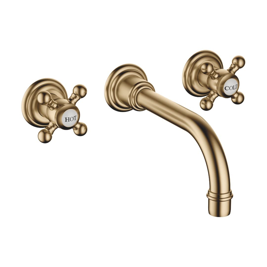 Dornbracht Madison – Μπαταρία Νιπτήρα Τοίχου – Brushed Dark Brass (PVD) (36712361-39)