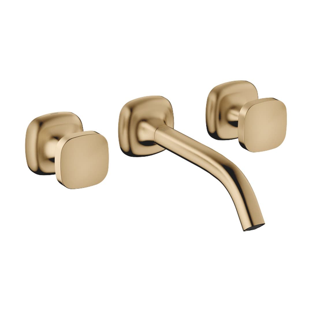 Dornbracht COYA – Μπαταρία Νιπτήρα Τοίχου – Wall-mounted basin mixer without pop-up waste – Brushed Dark Brass (PVD) (36712404-39)