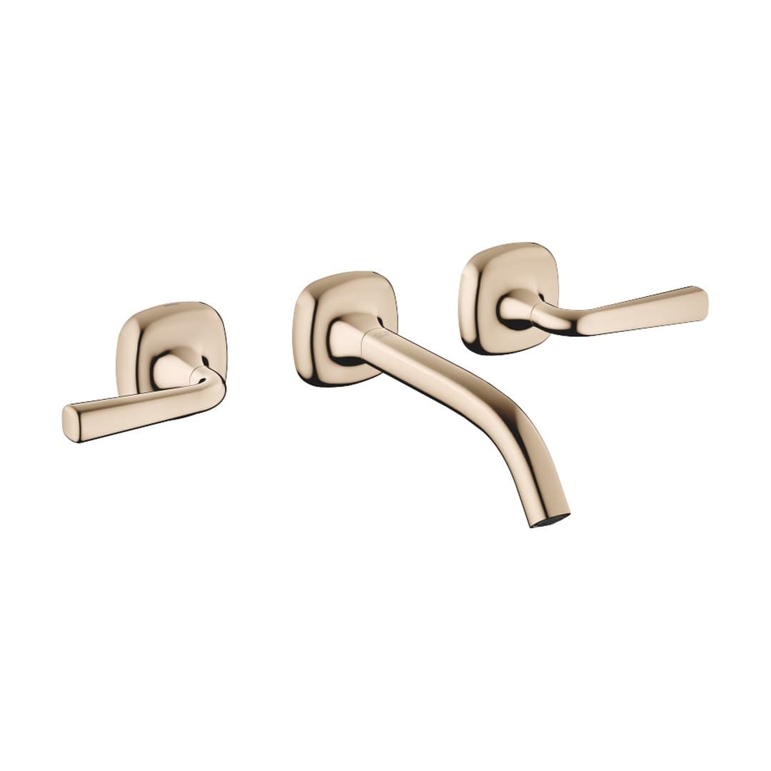 Dornbracht COYA – Μπαταρία Νιπτήρα Τοίχου – Wall-mounted basin mixer without pop-up waste – Champagne (22kt Gold) (36712414-47)