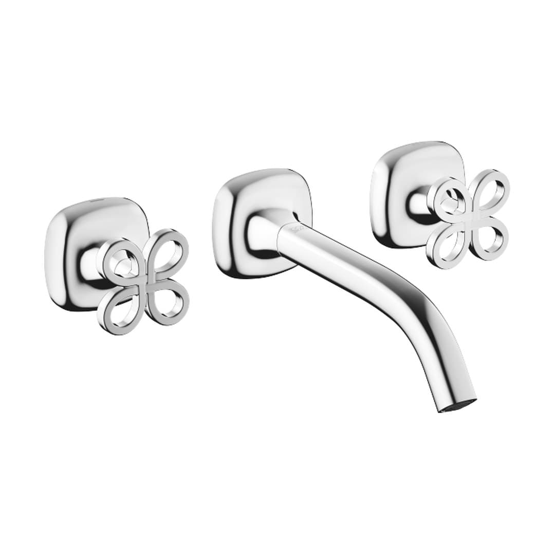 Dornbracht COYA – Μπαταρία Νιπτήρα Τοίχου – Wall-mounted basin mixer without pop-up waste – Chrome (36712424-00)