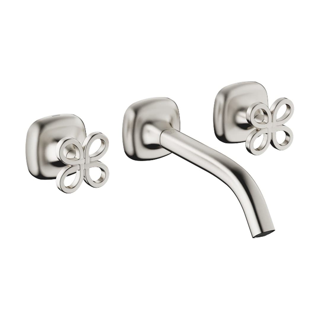 Dornbracht COYA – Μπαταρία Νιπτήρα Τοίχου – Wall-mounted basin mixer without pop-up waste – Brushed Platinum (36712424-06)