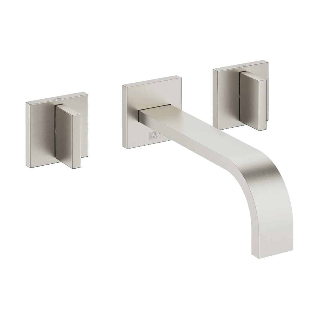 Dornbracht MEM – Μπαταρία Νιπτήρα Τοίχου – Wall-mounted basin mixer without pop-up waste – Brushed Platinum (36712782-06)