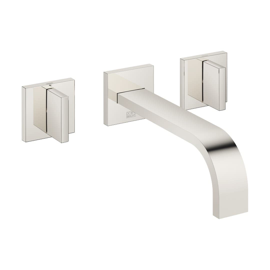 Dornbracht MEM – Μπαταρία Νιπτήρα Τοίχου – Wall-mounted basin mixer without pop-up waste – Platinum (36712782-08)
