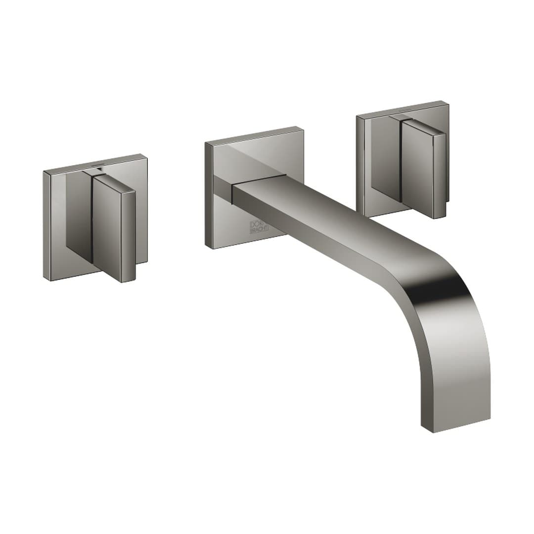 Dornbracht MEM – Μπαταρία Νιπτήρα Τοίχου – Wall-mounted basin mixer without pop-up waste – Dark Chrome (36712782-19)