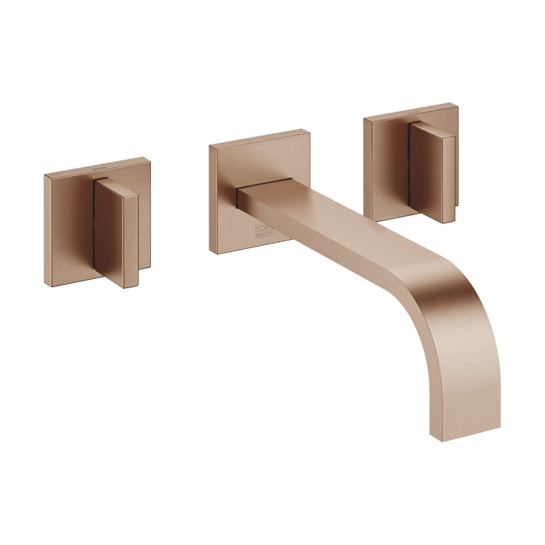 Dornbracht MEM – Μπαταρία Νιπτήρα Τοίχου – Wall-mounted basin mixer without pop-up waste – Brushed Bronze (PVD) (36712782-42)