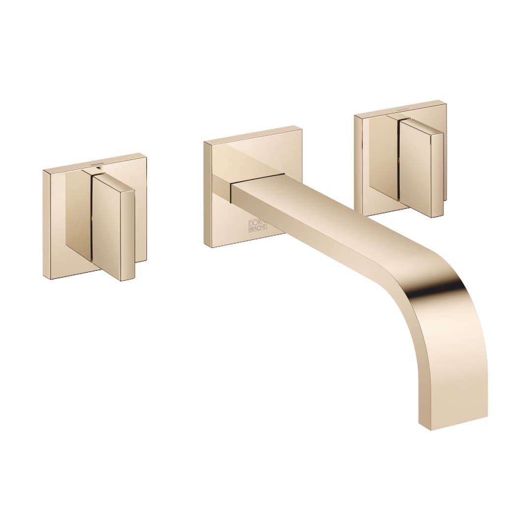 Dornbracht MEM – Μπαταρία Νιπτήρα Τοίχου – Wall-mounted basin mixer without pop-up waste – Champagne (22kt Gold) (36712782-47)