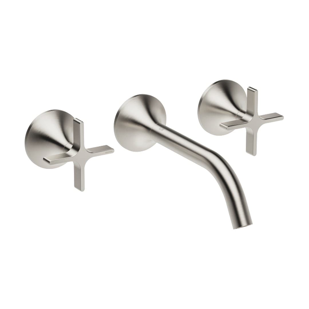 Dornbracht VAIA – Μπαταρία Νιπτήρα Τοίχου – Wall-mounted basin mixer without pop-up waste – Brushed Platinum (36712809-06)
