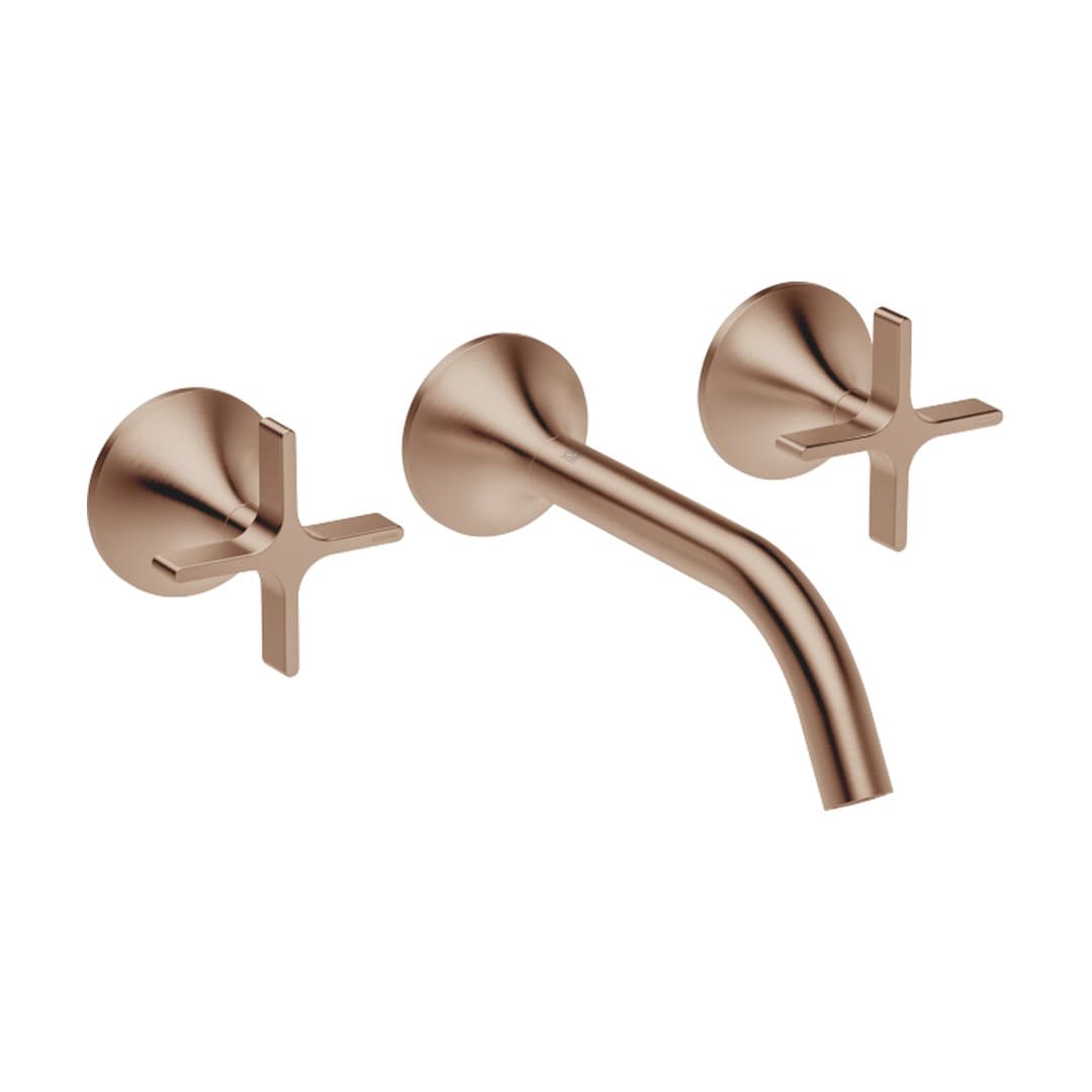 Dornbracht VAIA – Μπαταρία Νιπτήρα Τοίχου – Wall-mounted basin mixer without pop-up waste – Brushed Bronze (PVD) (36712809-42)