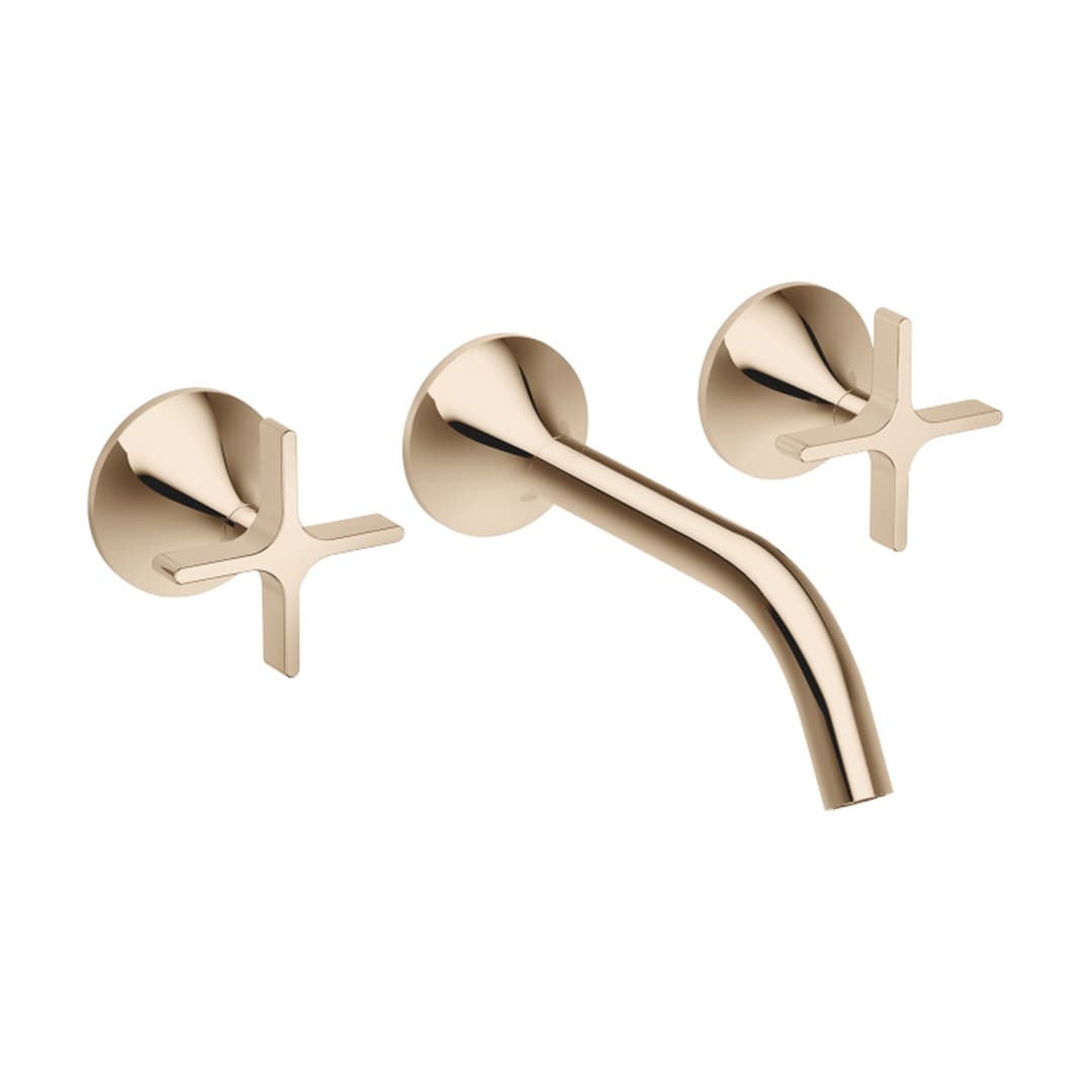 Dornbracht VAIA – Μπαταρία Νιπτήρα Τοίχου – Wall-mounted basin mixer without pop-up waste – Champagne (22kt Gold) (36712809-47)