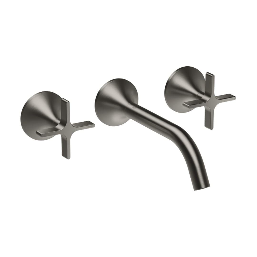 Dornbracht VAIA – Μπαταρία Νιπτήρα Τοίχου – Wall-mounted basin mixer without pop-up waste – Brushed Dark Platinum (36712809-99)