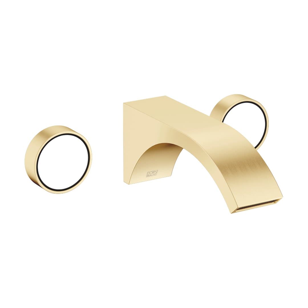 Dornbracht CYO – Μπαταρία Νιπτήρα Τοίχου – Wall-mounted basin mixer without pop-up waste – Brushed Durabrass (23kt Gold) (36712811-28)