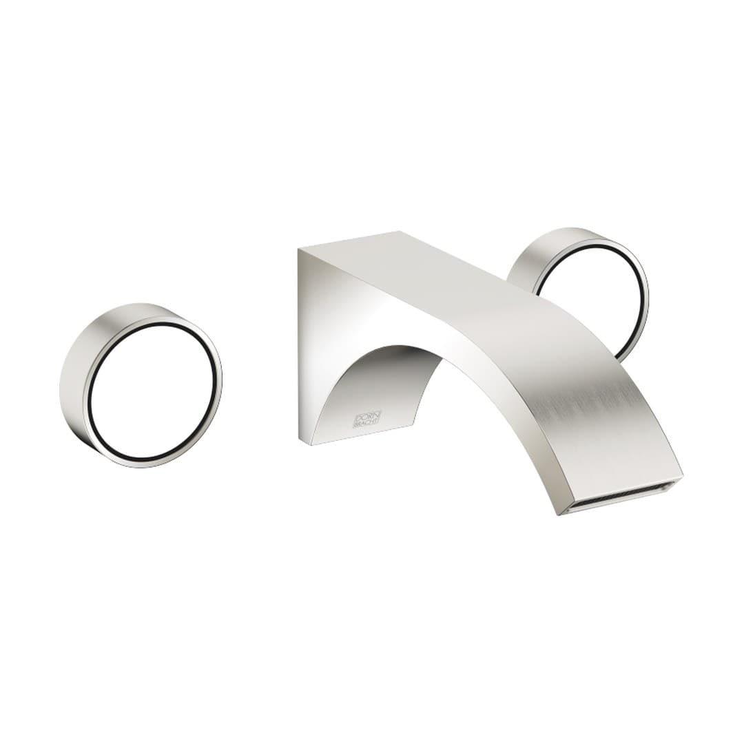 Dornbracht CYO – Μπαταρία Νιπτήρα Τοίχου – Wall-mounted basin mixer without pop-up waste – Platinum / Brushed Platinum (36712811-36)