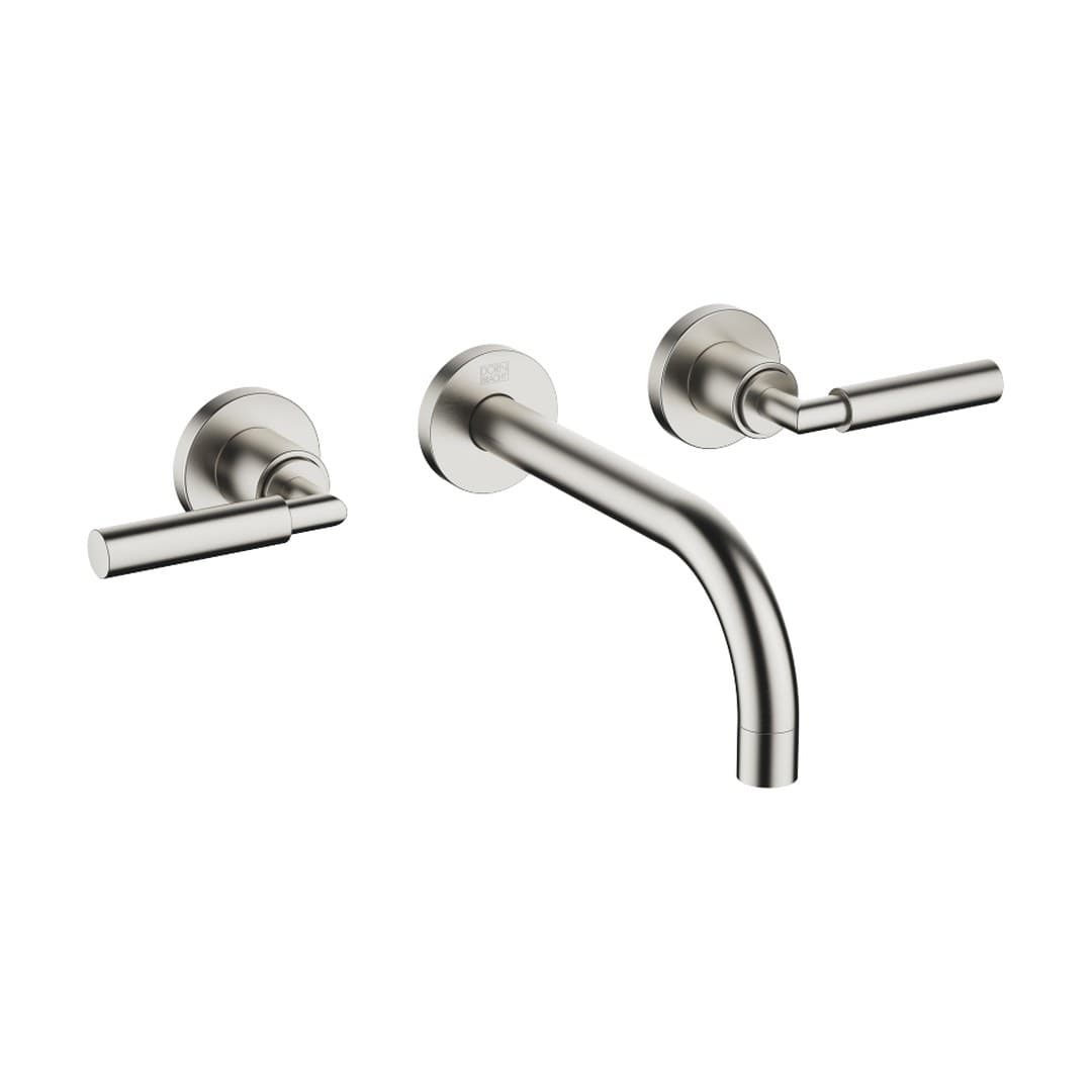Dornbracht Tara – Μπαταρία Νιπτήρα Τοίχου – Wall-mounted basin mixer without pop-up waste – Brushed Platinum (36712882-06)