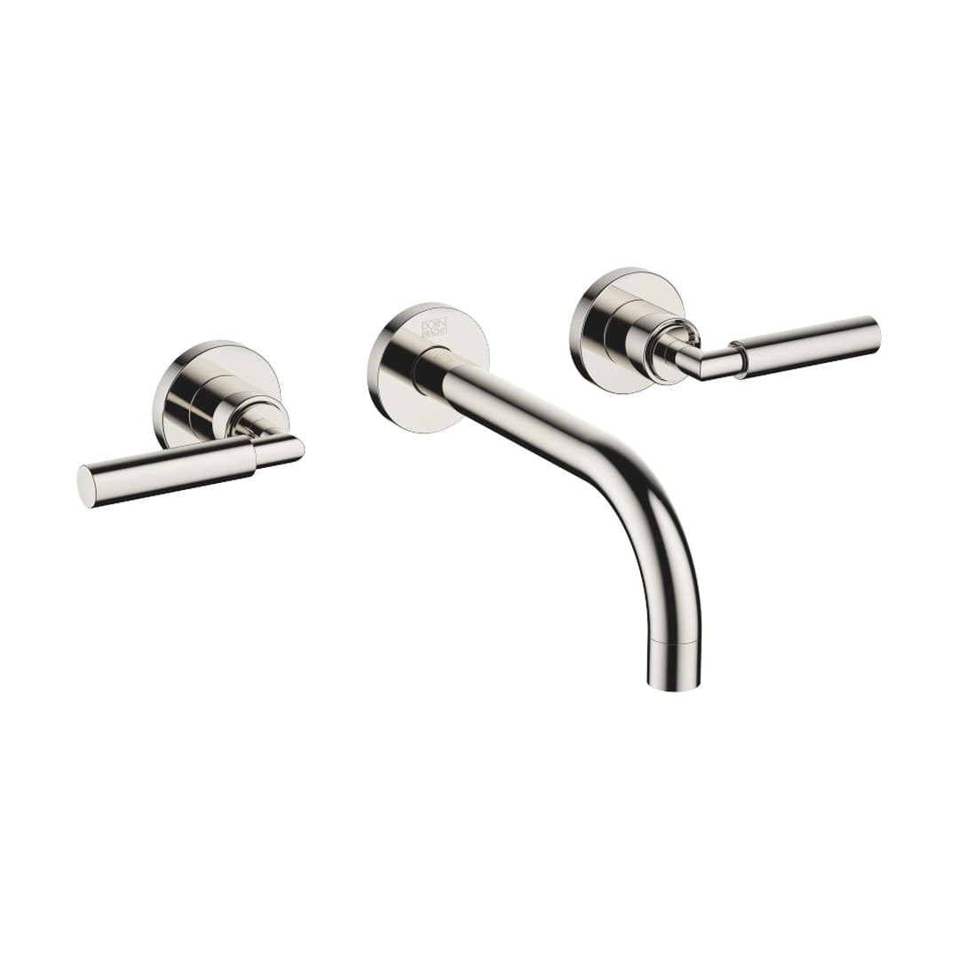 Dornbracht Tara – Μπαταρία Νιπτήρα Τοίχου – Wall-mounted basin mixer without pop-up waste – Platinum (36712882-08)