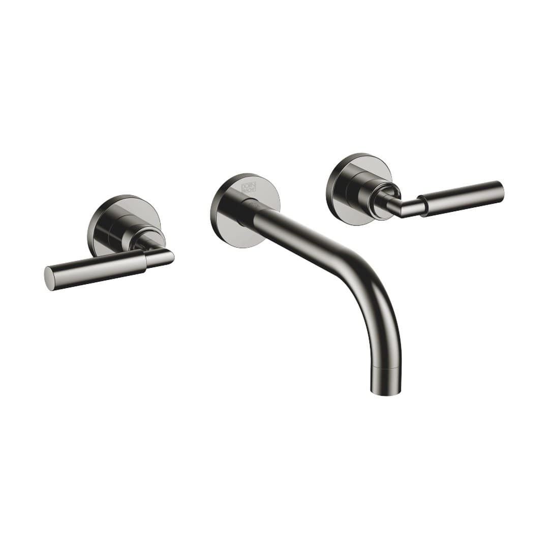 Dornbracht Tara – Μπαταρία Νιπτήρα Τοίχου – Wall-mounted basin mixer without pop-up waste – Dark Chrome (36712882-19)