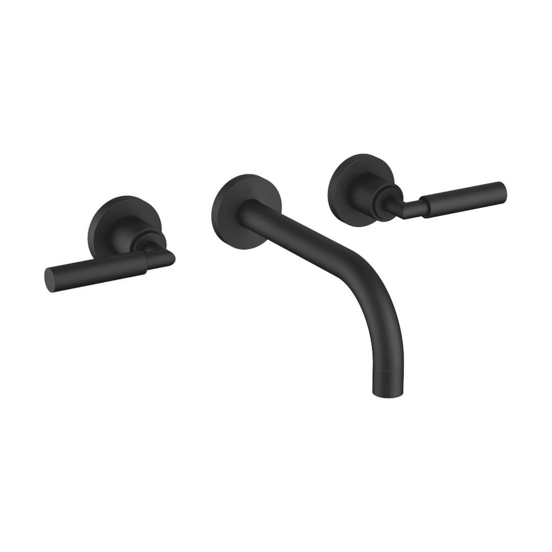 Dornbracht Tara – Μπαταρία Νιπτήρα Τοίχου – Wall-mounted basin mixer without pop-up waste – Matte Black (36712882-33)
