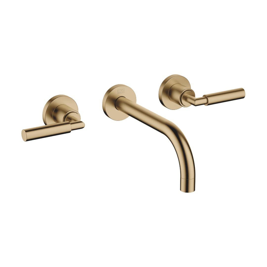Dornbracht Tara – Μπαταρία Νιπτήρα Τοίχου – Wall-mounted basin mixer without pop-up waste – Brushed Dark Brass (PVD) (36712882-39)
