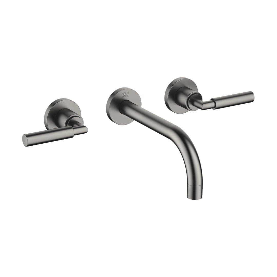 Dornbracht Tara – Μπαταρία Νιπτήρα Τοίχου – Wall-mounted basin mixer without pop-up waste – Brushed Dark Platinum (36712882-99)