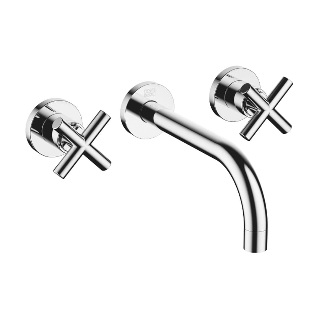 Dornbracht Tara – Μπαταρία Νιπτήρα Τοίχου – Wall-mounted basin mixer without pop-up waste – Chrome (36712892-00)