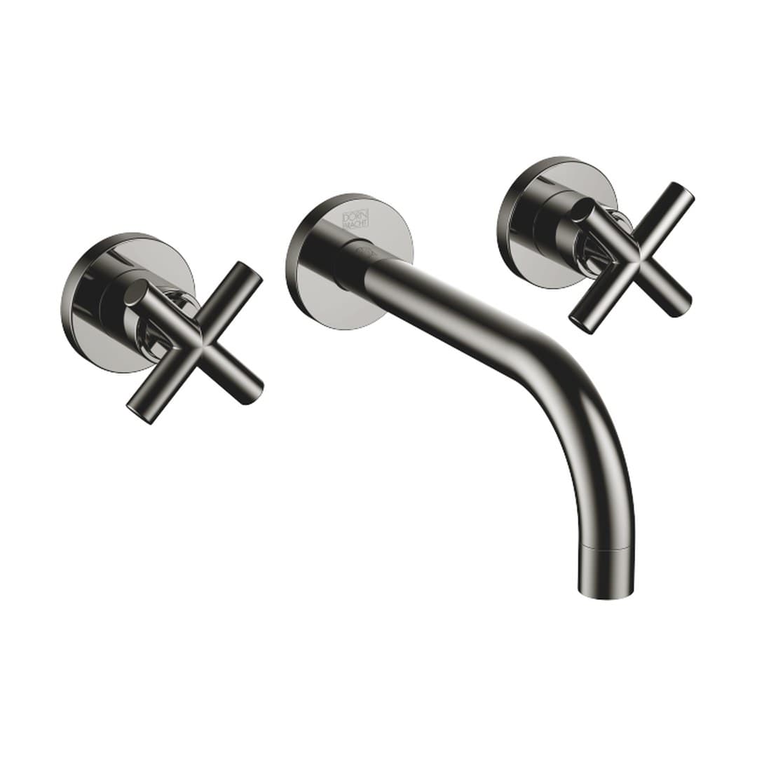 Dornbracht Tara – Μπαταρία Νιπτήρα Τοίχου – Wall-mounted basin mixer without pop-up waste – Dark Chrome (36712892-19)
