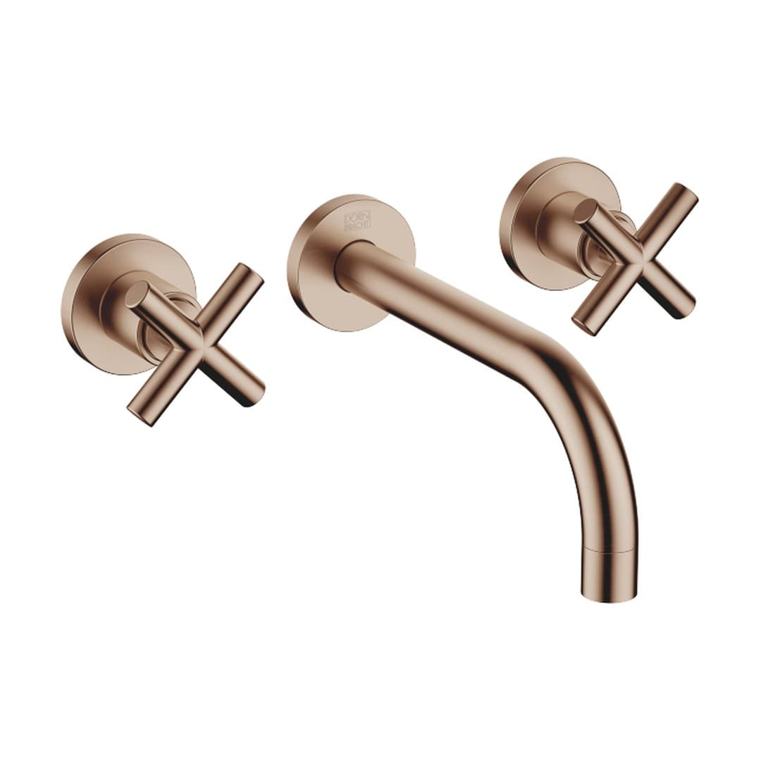 Dornbracht Tara – Μπαταρία Νιπτήρα Τοίχου – Wall-mounted basin mixer without pop-up waste – Brushed Bronze (PVD) (36712892-42)