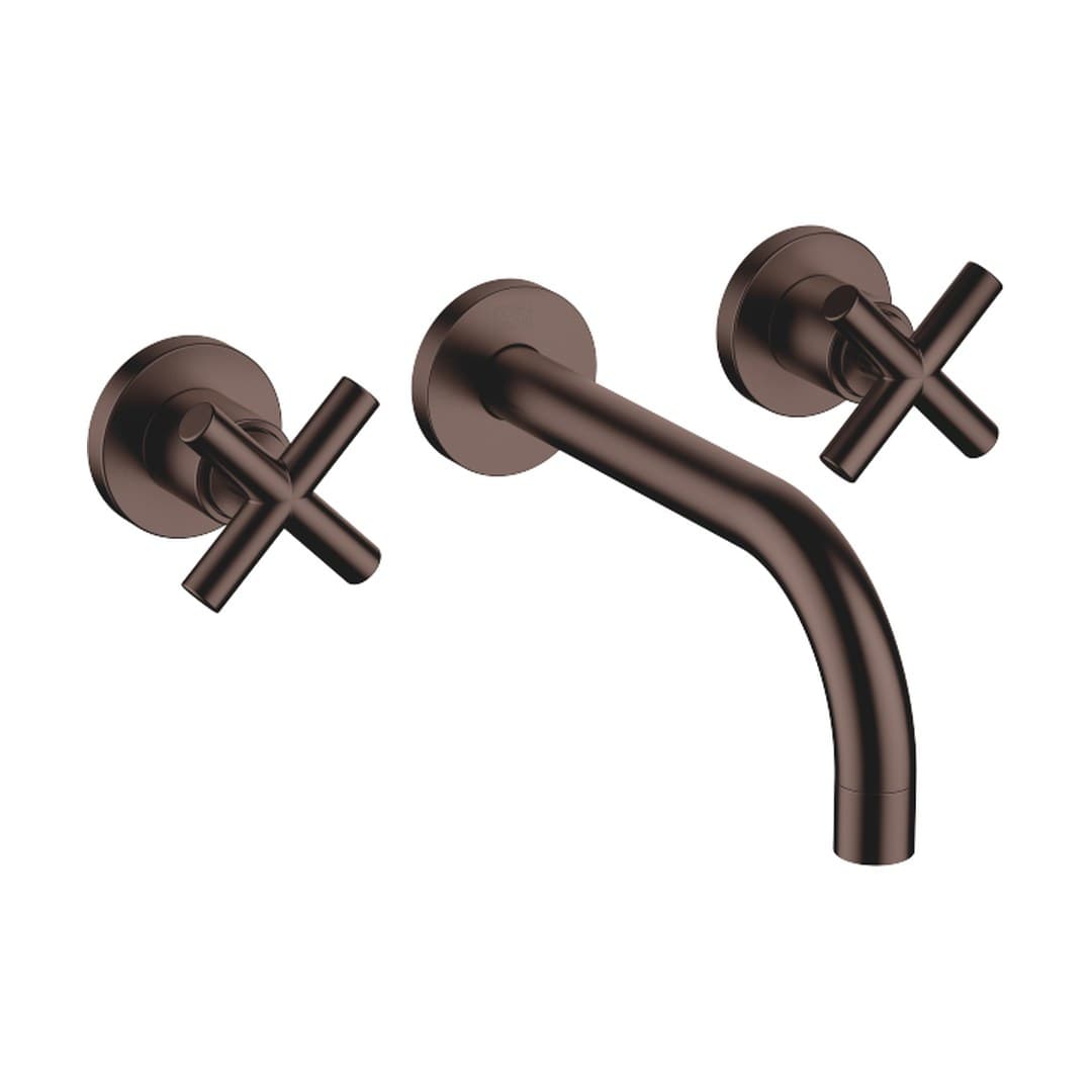 Dornbracht Tara – Μπαταρία Νιπτήρα Τοίχου – Wall-mounted basin mixer without pop-up waste – Brushed Dark Bronze (PVD) (36712892-43)