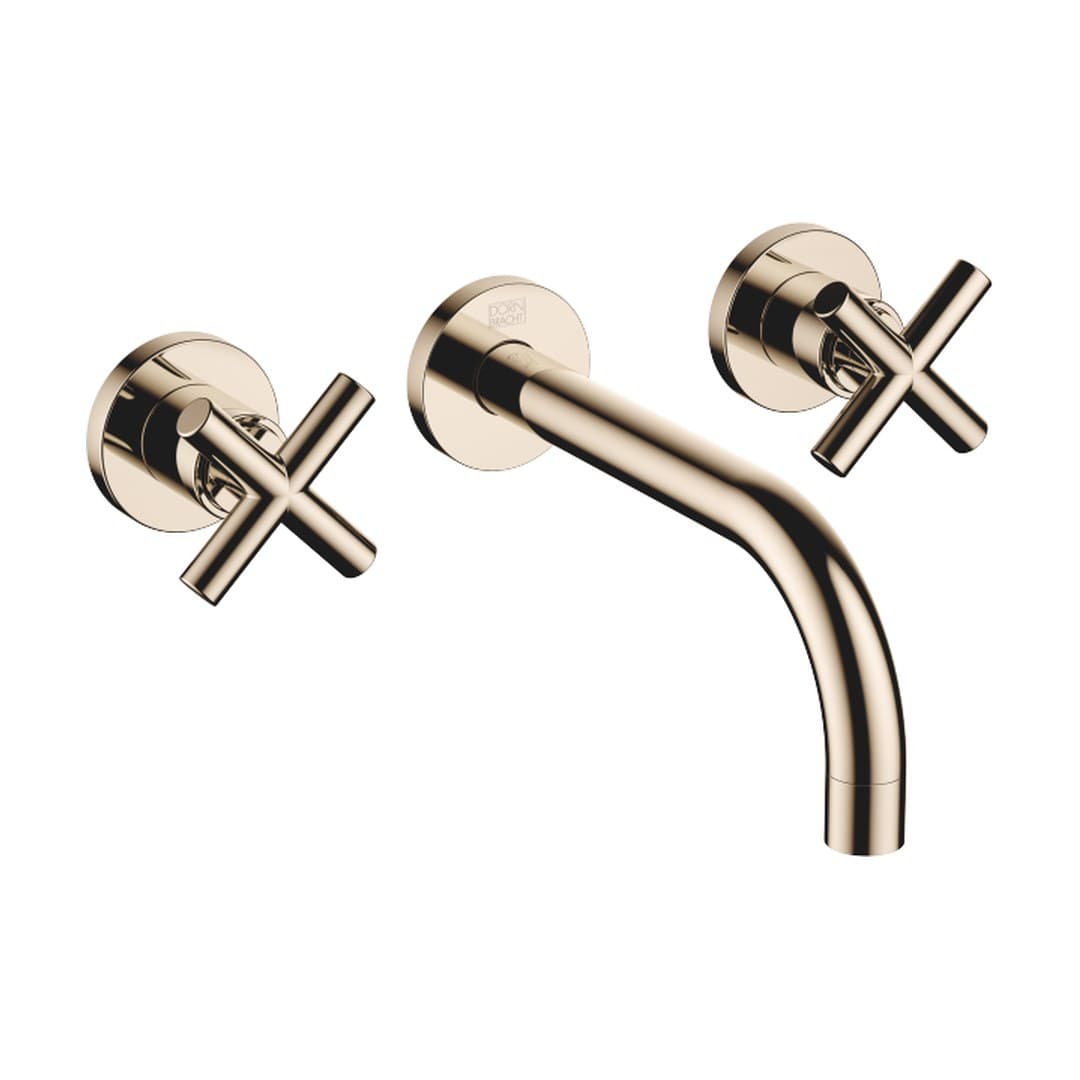 Dornbracht Tara – Μπαταρία Νιπτήρα Τοίχου – Wall-mounted basin mixer without pop-up waste – Champagne (22kt Gold) (36712892-47)