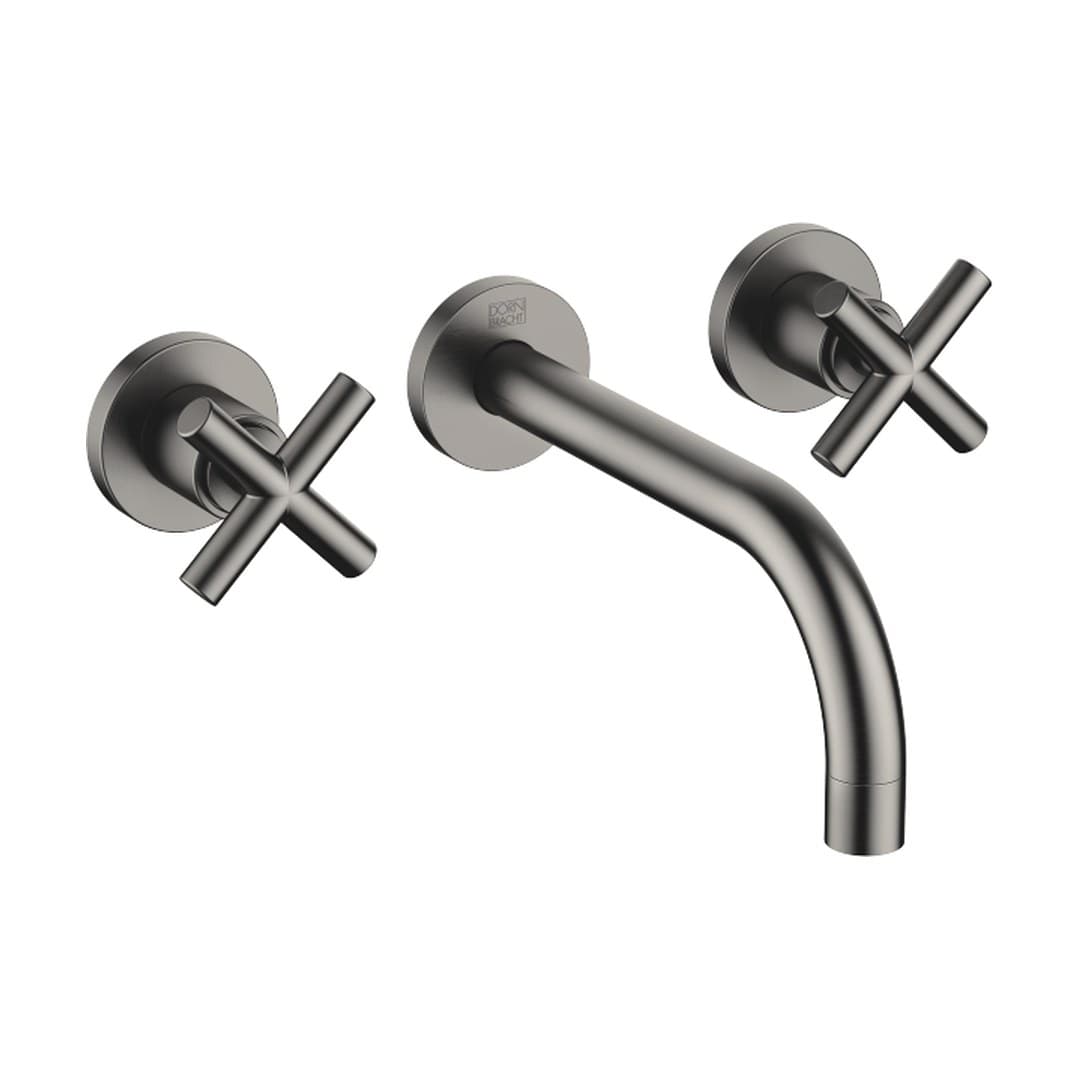 Dornbracht Tara – Μπαταρία Νιπτήρα Τοίχου – Wall-mounted basin mixer without pop-up waste – Brushed Dark Platinum (36712892-99)