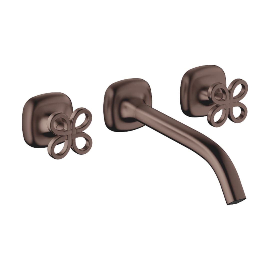 Dornbracht COYA – Μπαταρία Νιπτήρα Τοίχου – Wall-mounted basin mixer without pop-up waste – Brushed Dark Bronze (PVD) (36717424-43)