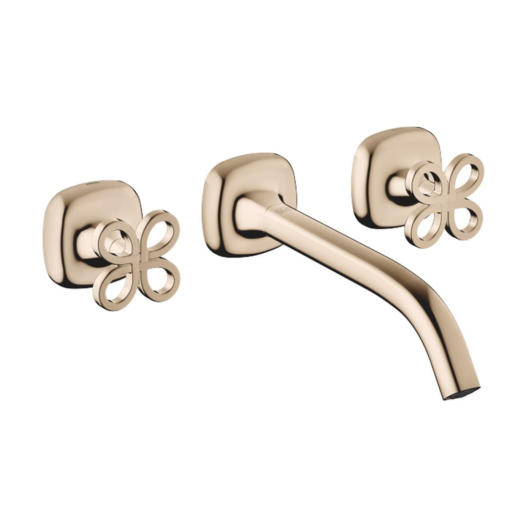 Dornbracht COYA – Μπαταρία Νιπτήρα Τοίχου – Wall-mounted basin mixer without pop-up waste – Champagne (22kt Gold) (36717424-47)