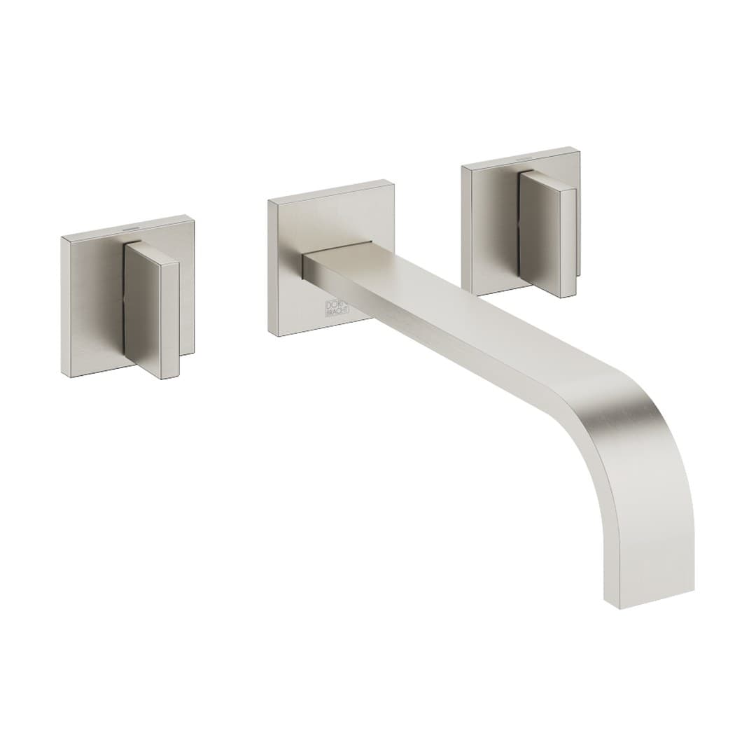 Dornbracht MEM – Μπαταρία Νιπτήρα Τοίχου – Wall-mounted basin mixer without pop-up waste – Brushed Platinum (36717782-06)