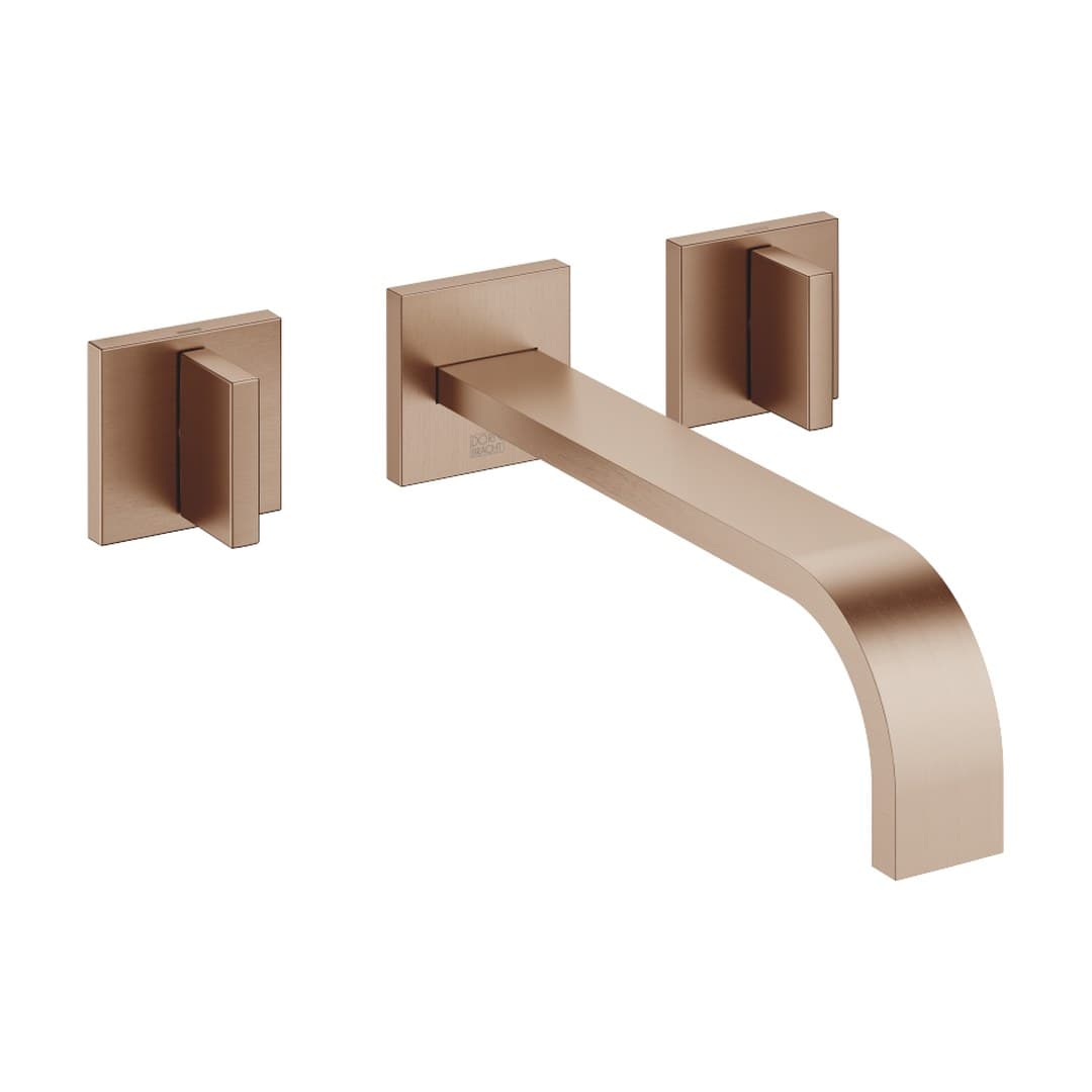 Dornbracht MEM – Μπαταρία Νιπτήρα Τοίχου – Wall-mounted basin mixer without pop-up waste – Brushed Bronze (PVD) (36717782-42)