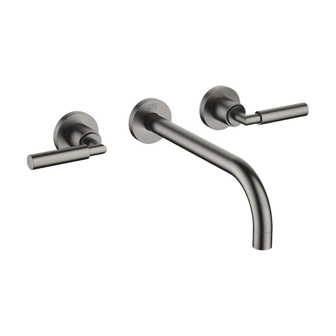 Dornbracht Tara – Μπαταρία Νιπτήρα Τοίχου – Wall-mounted basin mixer without pop-up waste – Brushed Dark Platinum (36717882-99)